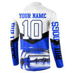 Personalised Canterbury Bankstown Bulldogs Button Sweatshirt Rugby Mascot Sydney City Skyline