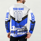 Personalised Canterbury Bankstown Bulldogs Button Sweatshirt Rugby Mascot Sydney City Skyline