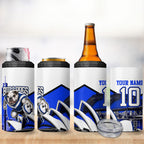 Personalised Canterbury Bankstown Bulldogs 4 in 1 Can Cooler Tumbler Rugby Mascot Sydney City Skyline