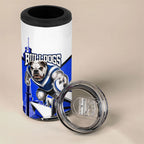 Personalised Canterbury Bankstown Bulldogs 4 in 1 Can Cooler Tumbler Rugby Mascot Sydney City Skyline
