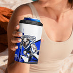 Personalised Canterbury Bankstown Bulldogs 4 in 1 Can Cooler Tumbler Rugby Mascot Sydney City Skyline