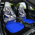 Personalised Canterbury Bankstown Bulldogs Car Seat Cover Rugby Mascot Sydney City Skyline