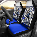 Personalised Canterbury Bankstown Bulldogs Car Seat Cover Rugby Mascot Sydney City Skyline