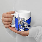 Personalised Canterbury Bankstown Bulldogs Ceramic Mug Rugby Mascot Sydney City Skyline