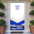 Personalised Canterbury Bankstown Bulldogs Door Cover Rugby Mascot Sydney City Skyline
