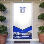 Personalised Canterbury Bankstown Bulldogs Door Cover Rugby Mascot Sydney City Skyline