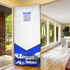 Personalised Canterbury Bankstown Bulldogs Door Cover Rugby Mascot Sydney City Skyline