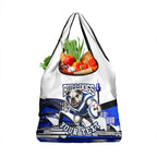 Personalised Canterbury Bankstown Bulldogs Grocery Bag Rugby Mascot Sydney City Skyline