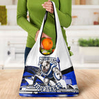 Personalised Canterbury Bankstown Bulldogs Grocery Bag Rugby Mascot Sydney City Skyline