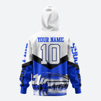 Personalised Canterbury Bankstown Bulldogs Hoodie Rugby Mascot Sydney City Skyline