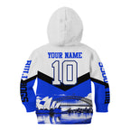 Personalised Canterbury Bankstown Bulldogs Kid Hoodie Rugby Mascot Sydney City Skyline