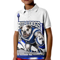 Personalised Canterbury Bankstown Bulldogs Kid Polo Shirt Rugby Mascot Sydney City Skyline