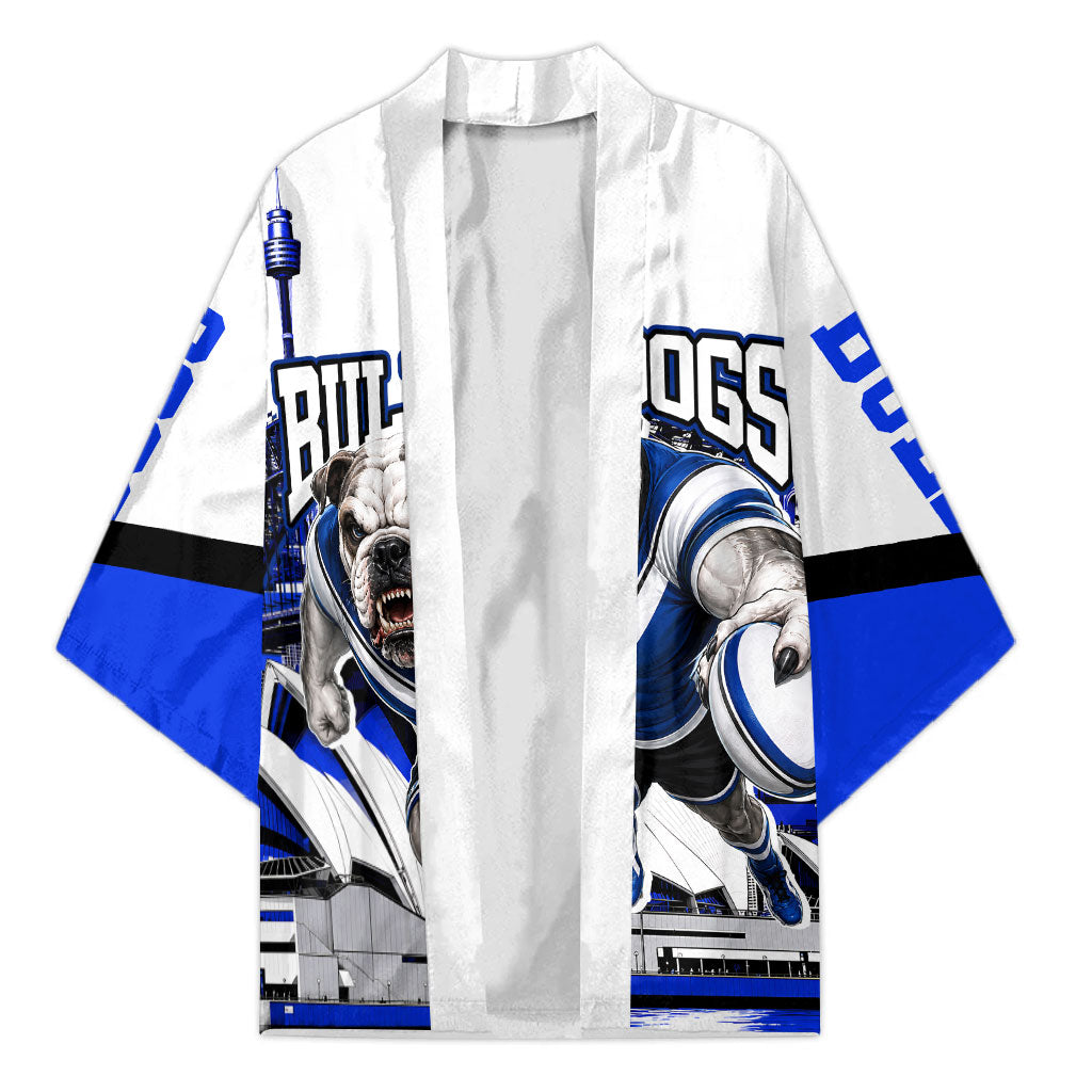 Personalised Canterbury Bankstown Bulldogs Kimono Rugby Mascot Sydney City Skyline