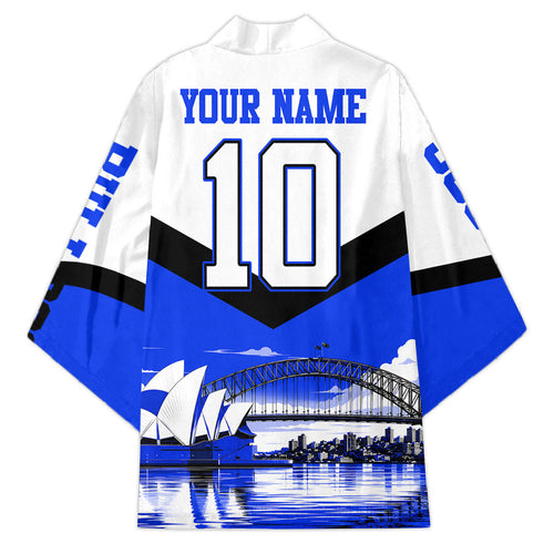 Personalised Canterbury Bankstown Bulldogs Kimono Rugby Mascot Sydney City Skyline