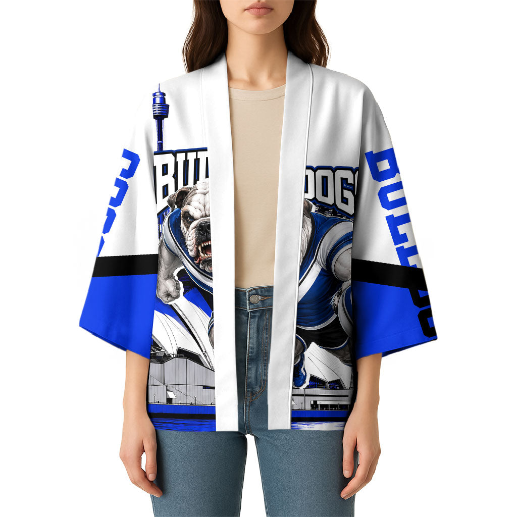 Personalised Canterbury Bankstown Bulldogs Kimono Rugby Mascot Sydney City Skyline