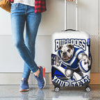 Personalised Canterbury Bankstown Bulldogs Luggage Cover Rugby Mascot Sydney City Skyline