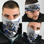 Personalised Canterbury Bankstown Bulldogs Neck Gaiter Rugby Mascot Sydney City Skyline