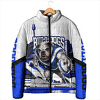Personalised Canterbury Bankstown Bulldogs Padded Jacket Rugby Mascot Sydney City Skyline