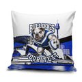 Personalised Canterbury Bankstown Bulldogs Pillow Cover Rugby Mascot Sydney City Skyline