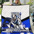 Personalised Canterbury Bankstown Bulldogs Quilt Rugby Mascot Sydney City Skyline