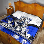 Personalised Canterbury Bankstown Bulldogs Quilt Rugby Mascot Sydney City Skyline