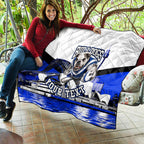 Personalised Canterbury Bankstown Bulldogs Quilt Rugby Mascot Sydney City Skyline