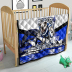 Personalised Canterbury Bankstown Bulldogs Quilt Rugby Mascot Sydney City Skyline