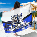 Personalised Canterbury Bankstown Bulldogs Sarong Rugby Mascot Sydney City Skyline