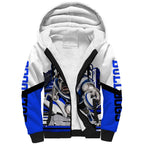 Personalised Canterbury Bankstown Bulldogs Sherpa Hoodie Rugby Mascot Sydney City Skyline