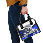 Personalised Canterbury Bankstown Bulldogs Shoulder Handbag Rugby Mascot Sydney City Skyline