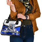 Personalised Canterbury Bankstown Bulldogs Shoulder Handbag Rugby Mascot Sydney City Skyline