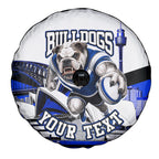 Personalised Canterbury Bankstown Bulldogs Spare Tire Cover Rugby Mascot Sydney City Skyline