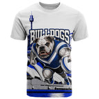 Personalised Canterbury Bankstown Bulldogs T Shirt Rugby Mascot Sydney City Skyline