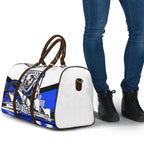 Personalised Canterbury Bankstown Bulldogs Travel Bag Rugby Mascot Sydney City Skyline