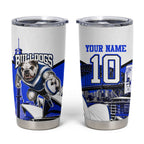 Personalised Canterbury Bankstown Bulldogs Tumbler Cup Rugby Mascot Sydney City Skyline