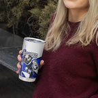 Personalised Canterbury Bankstown Bulldogs Tumbler Cup Rugby Mascot Sydney City Skyline