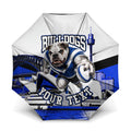Personalised Canterbury Bankstown Bulldogs Umbrella Rugby Mascot Sydney City Skyline