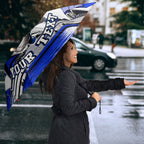Personalised Canterbury Bankstown Bulldogs Umbrella Rugby Mascot Sydney City Skyline