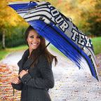 Personalised Canterbury Bankstown Bulldogs Umbrella Rugby Mascot Sydney City Skyline
