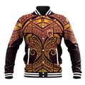 Personalized Brisbane Broncos Baseball Jacket Polynesian Tribal Pattern Style