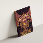 Personalized Brisbane Broncos Canvas Wall Art Polynesian Tribal Pattern Style