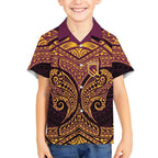 Personalized Brisbane Broncos Hawaiian Shirt Polynesian Tribal Pattern Style