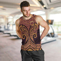Personalized Brisbane Broncos Men Tank Top Polynesian Tribal Pattern Style