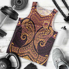 Personalized Brisbane Broncos Men Tank Top Polynesian Tribal Pattern Style