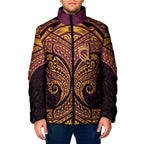 Personalized Brisbane Broncos Padded Jacket Polynesian Tribal Pattern Style