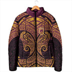 Personalized Brisbane Broncos Padded Jacket Polynesian Tribal Pattern Style