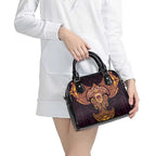 Personalized Brisbane Broncos Shoulder Handbag Polynesian Tribal Pattern Style