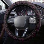 Brisbane Broncos Steering Wheel Cover Polynesian Tribal Pattern Style
