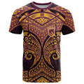 Personalized Brisbane Broncos T Shirt Polynesian Tribal Pattern Style