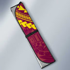 Personalized Brisbane Lions Auto Sun Shade Polynesian Tribal Pattern Heritage Football